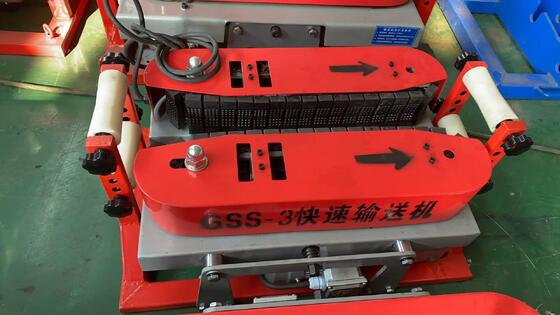 Buy GSS-3 Fast Cable Conveyor with 8000N Force Rubber Wheel Protection and Dual Motor Drive for Long Distance Cable Laying online manufacture