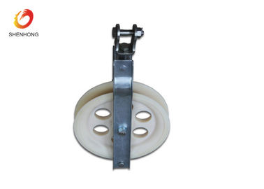 Buy Single Sheave Rope Pulley Block Transmission Line Stringing Tools 5-55kN Rated Load online manufacture