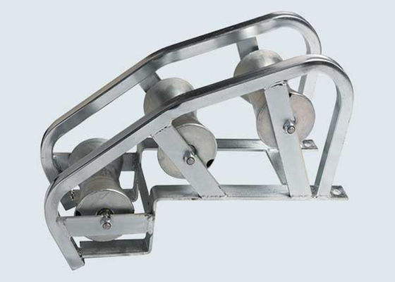 Buy Zinc Plated Manhole Cable Laying Roller Tubular Steel Construction online manufacture