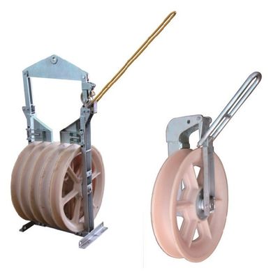 Buy 660mm Dia Wheels Helicopter Stringing Blocks For Pilot Wire Rope online manufacture