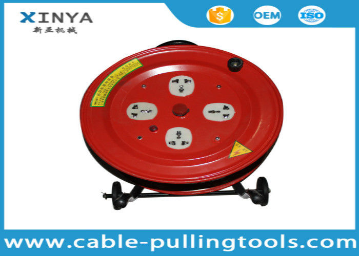 220V or 380V Portable Electric Cable Reel With 30m Cable For Power