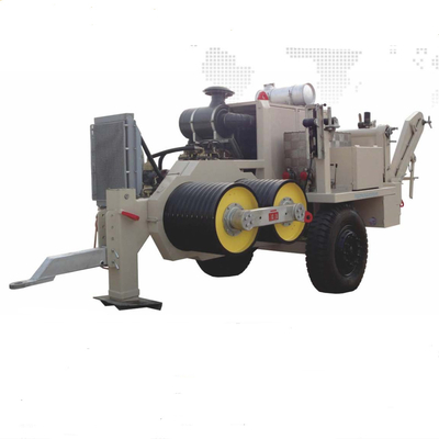 SA-YQ90 90KN steel Cable Tensioners Hydraulic Puller With Diesel Engine