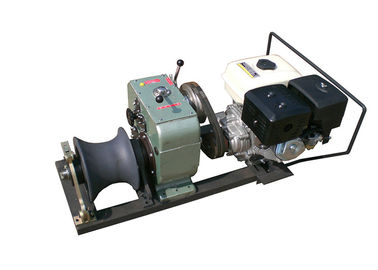 5Ton Petrol Engine Powered winch or Capstan Cable Winch , Gasoline Engine Powered Winch