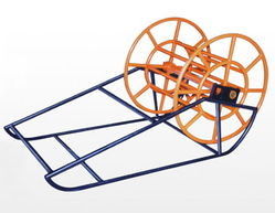 Fast Recovering and Releasing Cable Transmission Line Stringing Tools / Wire Reel Stand