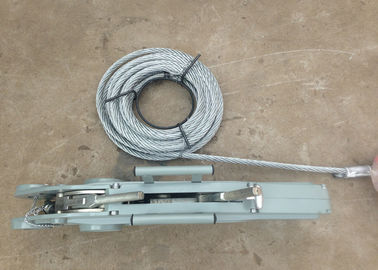 Hand Operated 0.8 - 5.4T Wire Rope Hand Winch Hoist Lever with 20 meter rope