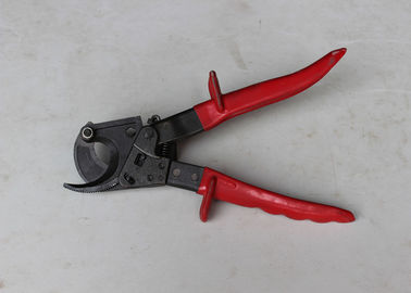 Hand Armoured Ratchet Cable Cutter / Steel Basic Hand Tools ISO