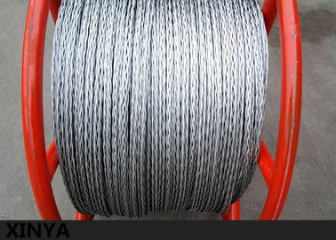 Anti Twisted Pilot Rope Galvanised Steel Wire Rope For Transmission Line