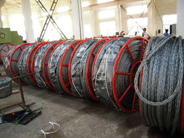 Hexagon Anti Twisted Pilot Rope Galvanised Steel Wire Rope With 12 Strands