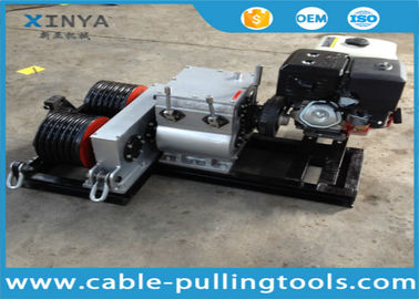 50KN Double Drum Fast Speed Winch Cable Pulling and Laying with Gasoline Engine