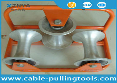 Ground Corner Pulley Stringing Blocks for Transmission Line Stringing Accessories with 3 Wheel