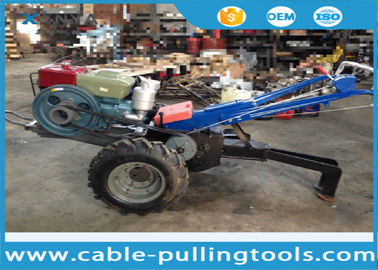 5 Ton Double Drum Tractor Winch With Water-Cooled Diesel Engine For Cable Pulling