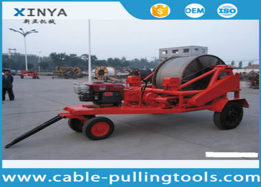 3 - 8T Multi function Full Cable Drum Trailer Machine for electric power construction