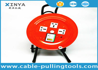 220V or 380V Portable Electric Cable Reel  With 30m Cable For Power Construction