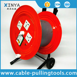 220V or 380V Portable Electric Cable Reel  With 30m Cable For Power Construction