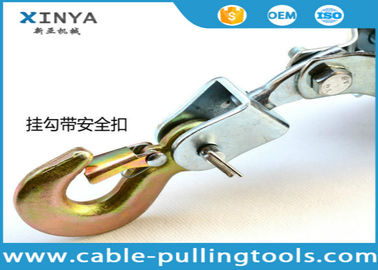 ISO , CE Transmission Line Stringing Tools ,  2T Wire Rope Puller with Single Ratchet