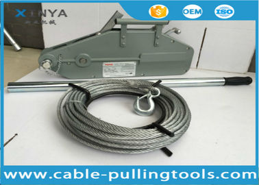 3.2T Tirfor Manual Wire Rope Hoist With 20m Wire Rope for Lifting and Pulling