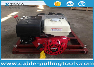 5T Cable Drum Gasoline Engine Powered Winch For Pulling / Lifting During Tower Erection