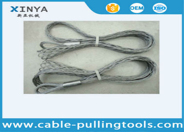 10KN Working Load Wire Mesh Grip Cable Socks 2 Meter Long For OPGW 10-25 mm