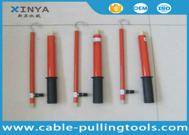 ISO Safety Tools 35KV Fiberglass Telescopic Static Discharge Rod For Test KV Lever