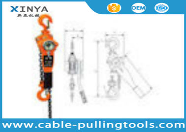 0.75 - 6 Ton Chain Lever Hoist Chain Pulley Block For Lifting and Hoisting