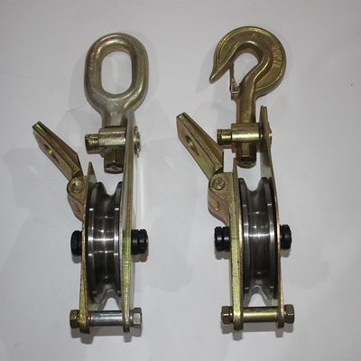 ROPE LIFTING TOWER ERECTION TOOLS HOOK TYPE HEAVY DUTY WIRE ROPE SNATCH PULLEY BLOCK