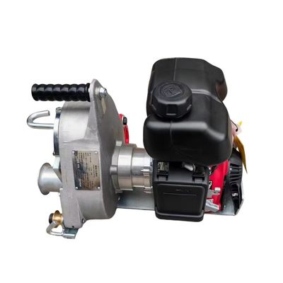 Mini Lightweight Manual Forest Fast Drum Brake Cable Capstan Overhead Construction Lifting Gasoline Hand Winch
