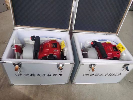 Portable 1 Ton Gas Powered Pulling Winch Machine