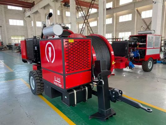 2x40KN Hydraulic Cable Tensioner Wire Tensioner For Stringing Overhead Line