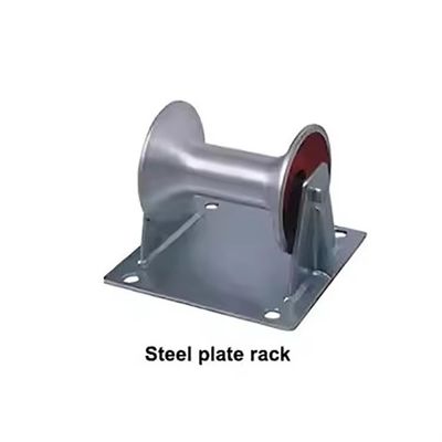 Straight Type Nylon Aluminum Alloy Cable Ground Pulley Block