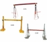 20 Ton Cable Drum Stand With Hydraulic Lifting Jack In Line Construction