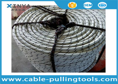 12mm Heavy Duty Double Braided Nylon Rope for Electrical Cable Pulling, Marine and Industrial Use