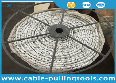 High Strength Fiber Optic Cable Tools Polyester PP Double Braided Rope For Pulling OPGW