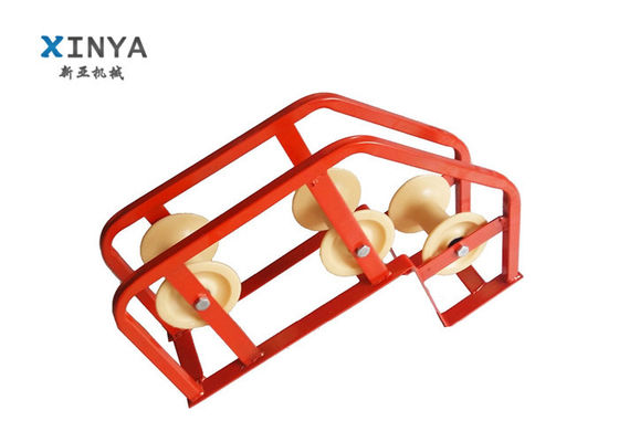 10KN Rated Load Cable Corner Roller with Triple Nylon Roller Design for Corrosion & Wear Resistant Cable Pulling