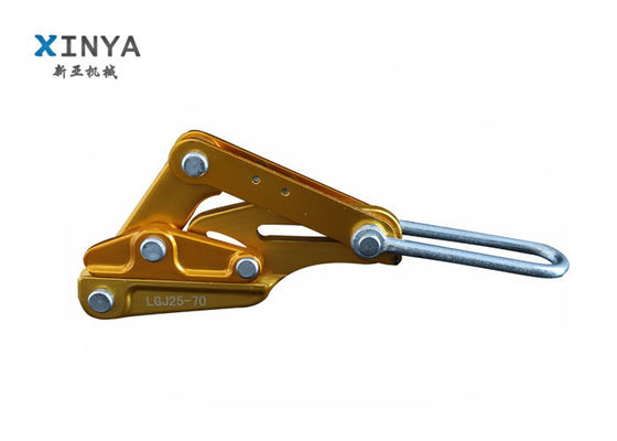 40KN Rated Load Aluminum Alloy Wire Grip with 32mm Max Open and Corrosion Resistant Come Along Clamp