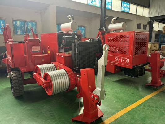 60KN Hydraulic Cable Puller with Heavy-Duty Construction and Efficient Hydraulic System for Construction Use