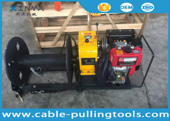 3 Ton Fast Speed Diesel Engine Cable Pulling and Hoisting Winch Machine